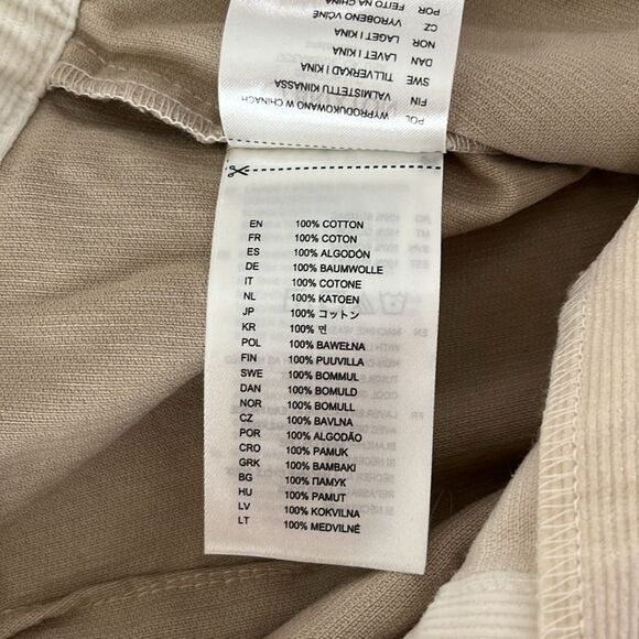 Brixton Mersey Coverall Jumpsuit Corduroy Colorblock NWT Size L - Picture 8 of 16